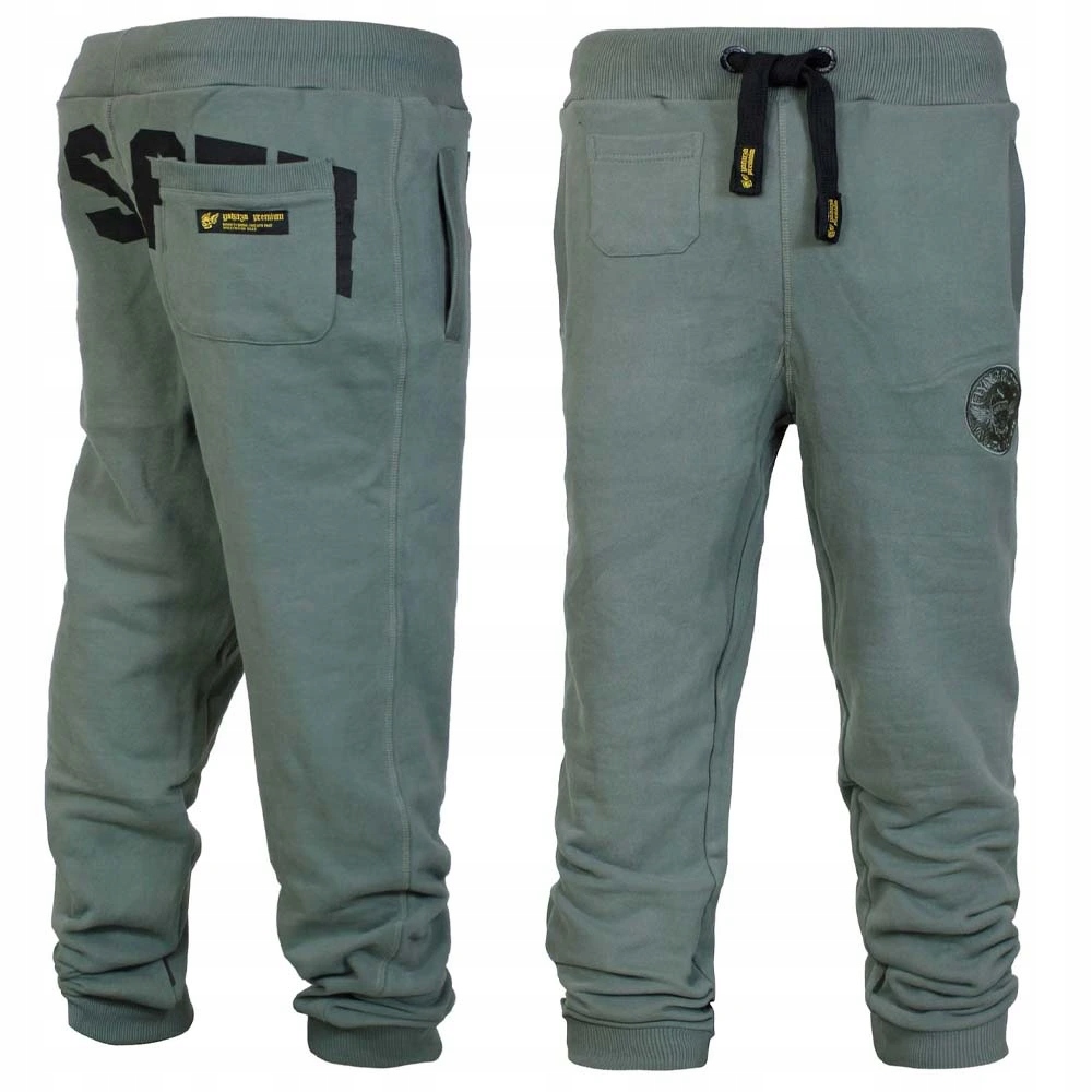 Tepláky Yakuza Premium Selection Ypjo 4029 zelené olivové NK-4029DO/4XL