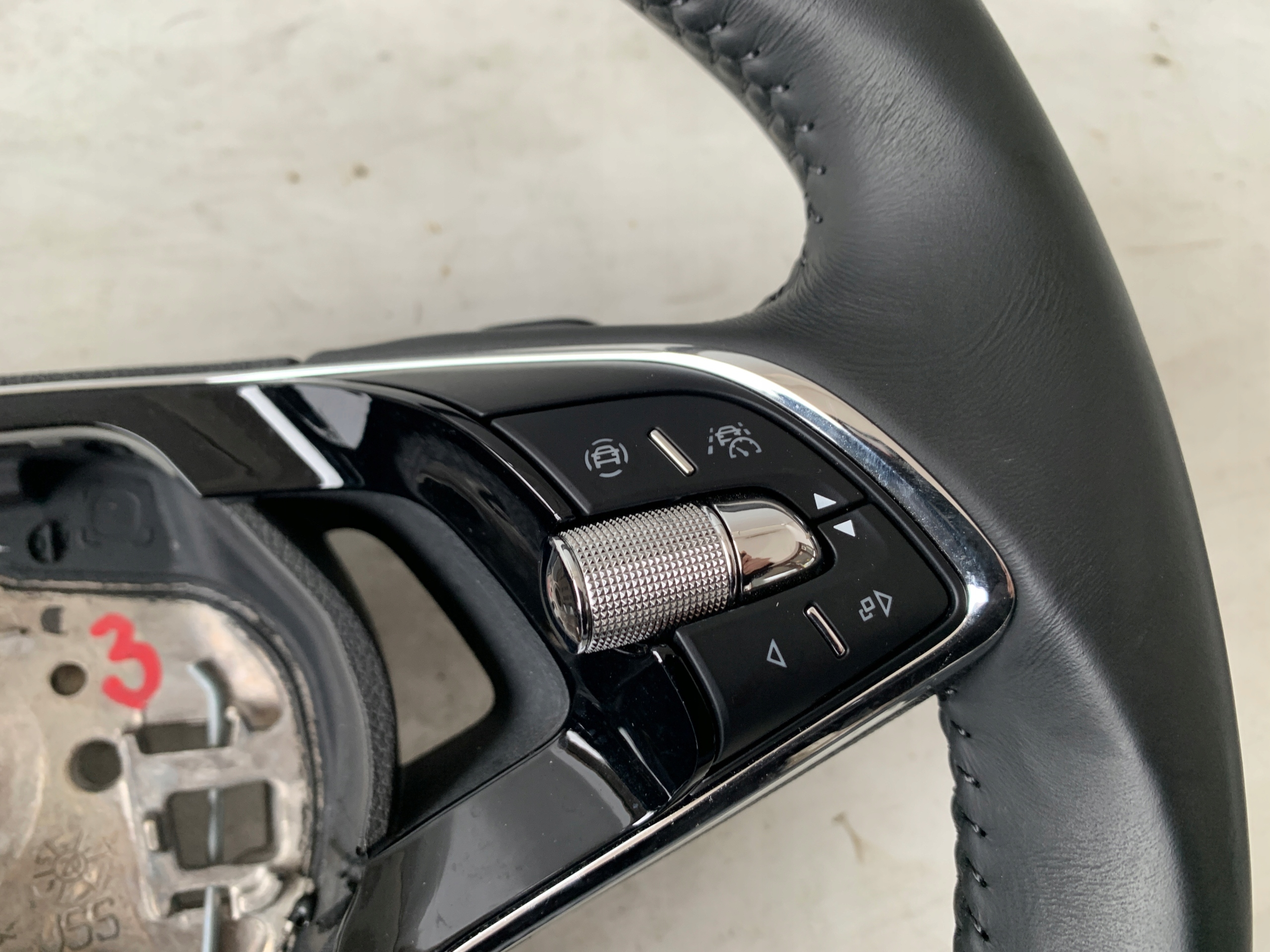 steering wheel, SKODA OCTAVIA IV GRZANA with shifting leather