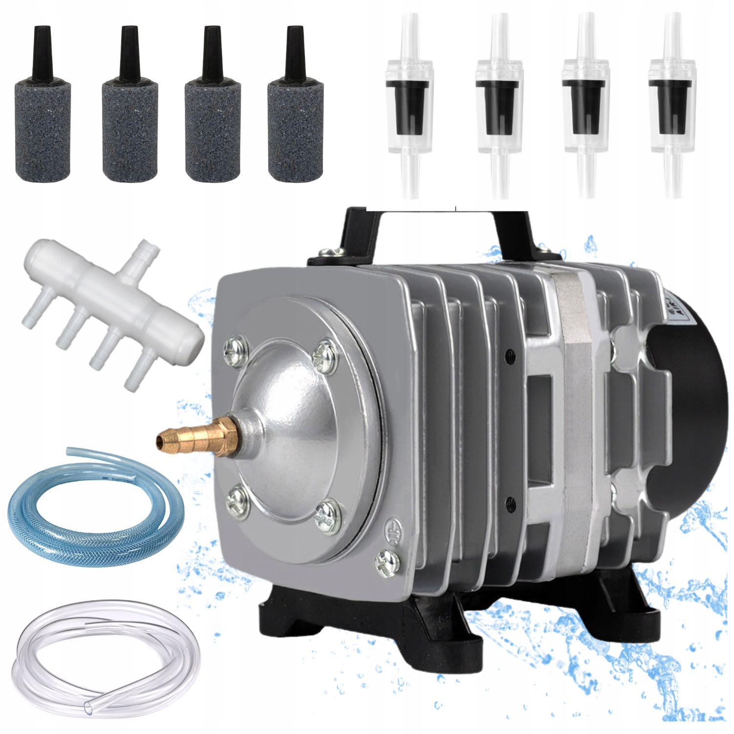 Napowietrzacz Pompa Do Oczka Wodnego Stawumocna Mocna Zestaw 2700L/h 25W