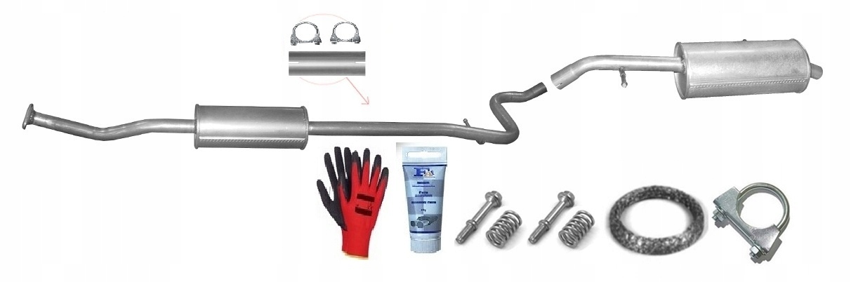 Peugeot 1007 1.6i 16V 81kW (od Roku 2004) sada Tlumičů Výfuku bonus