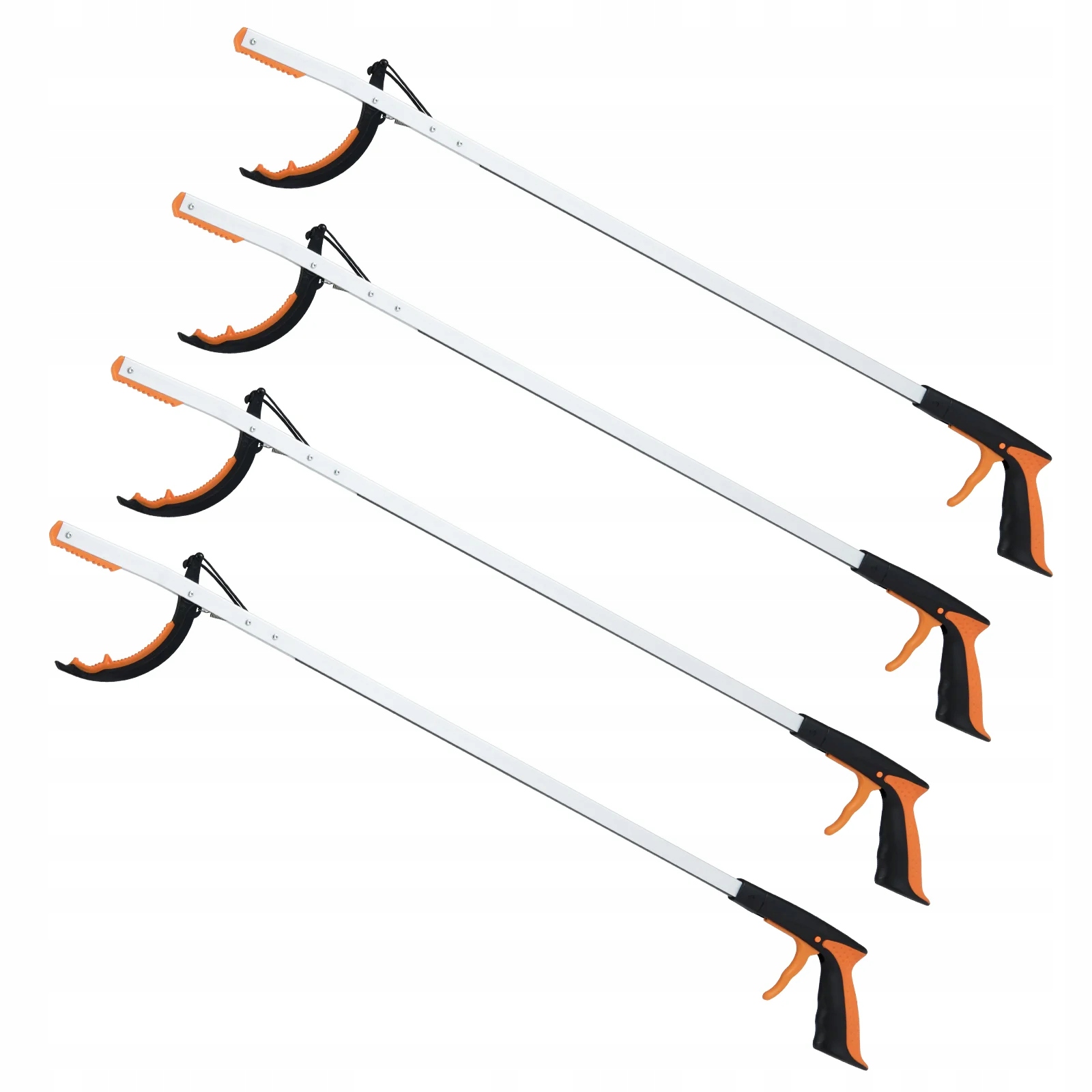 Levně Sada Dlouhý uchopovač na sběr odpadků Chytač listí 4 ks