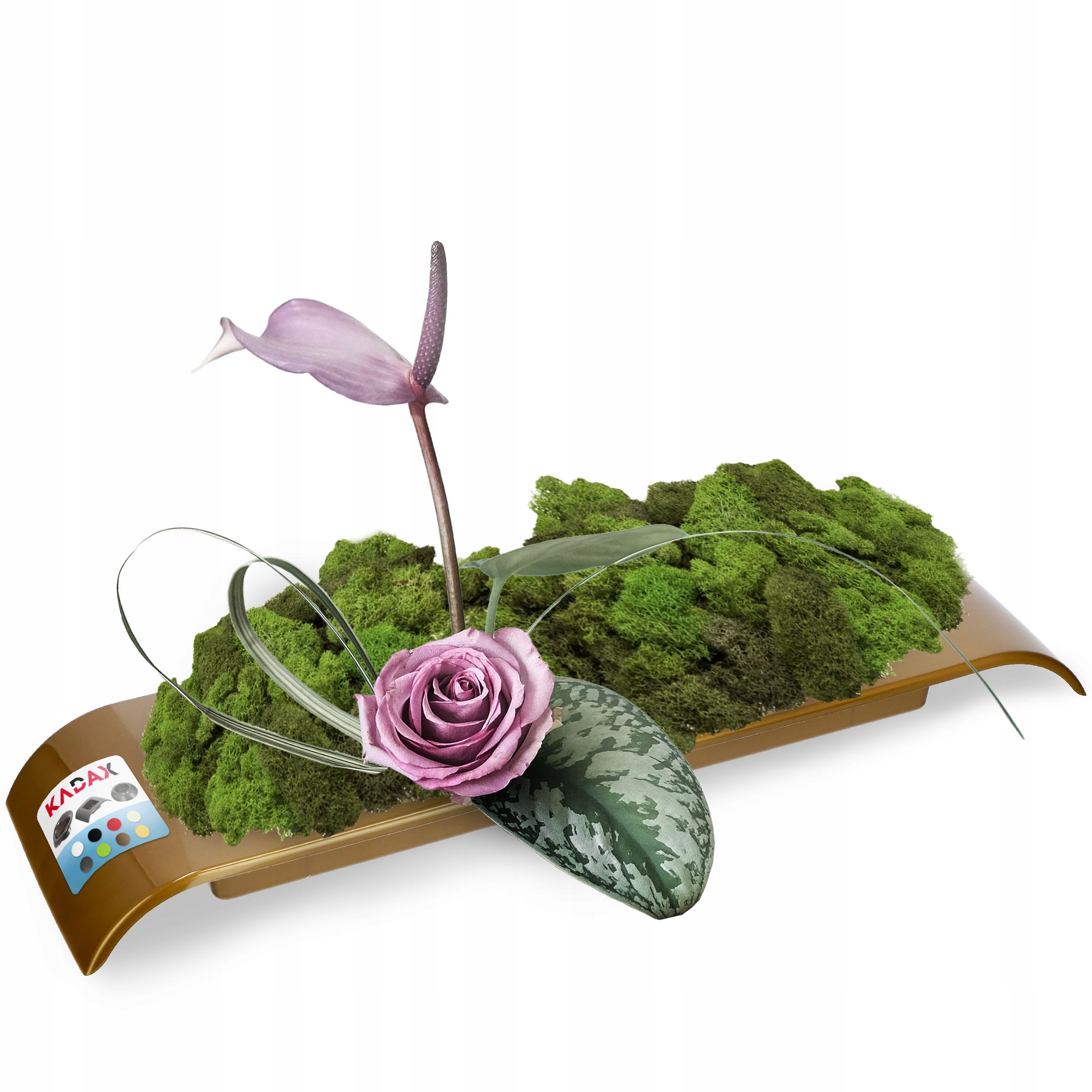 

Doniczka Donica Osłonka Ikebana Kompozycja Złota