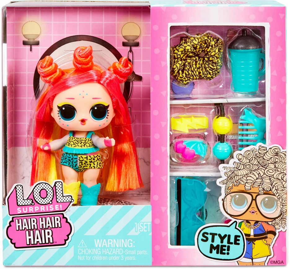 Lalka L.O.L. Surprise O.M.G. Laleczka HAIR z Włosami RUDYMI + Akcesoria
