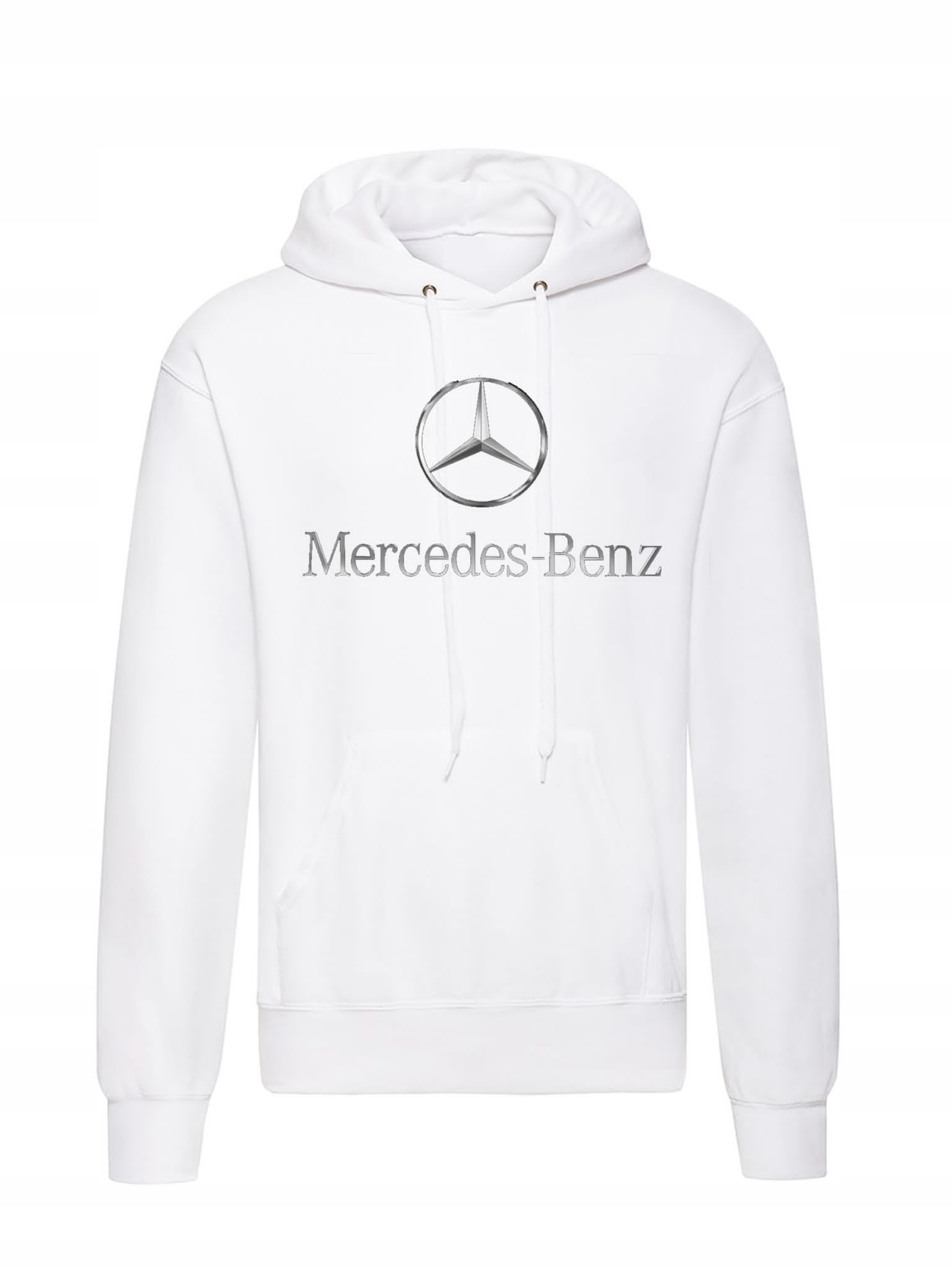 

Bluza Damska Biała Mercedes Benz Z Kapturem Xs