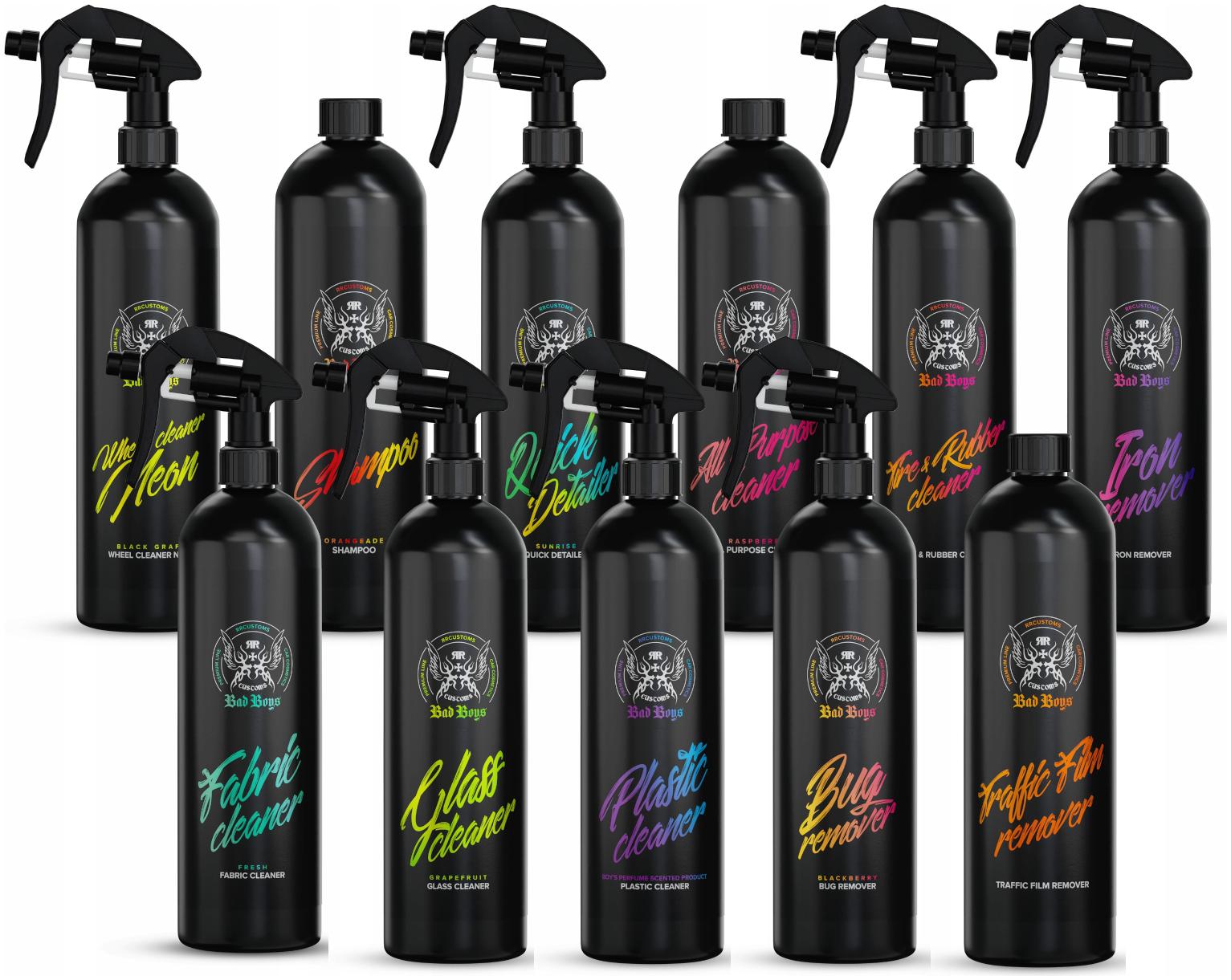RR Customs RRC Bad Boys Mega Zestaw Kosmetyków Do Auta Detailing Prezent