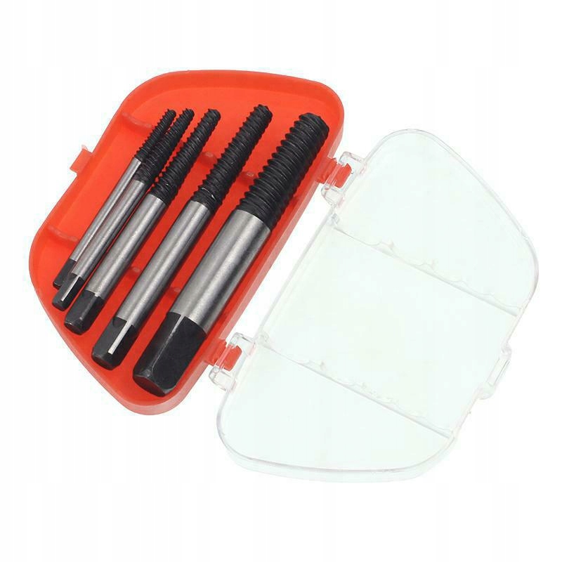 Wykrętaki Do Zerwanych/urwanych Śrub 5 Szt W Etui