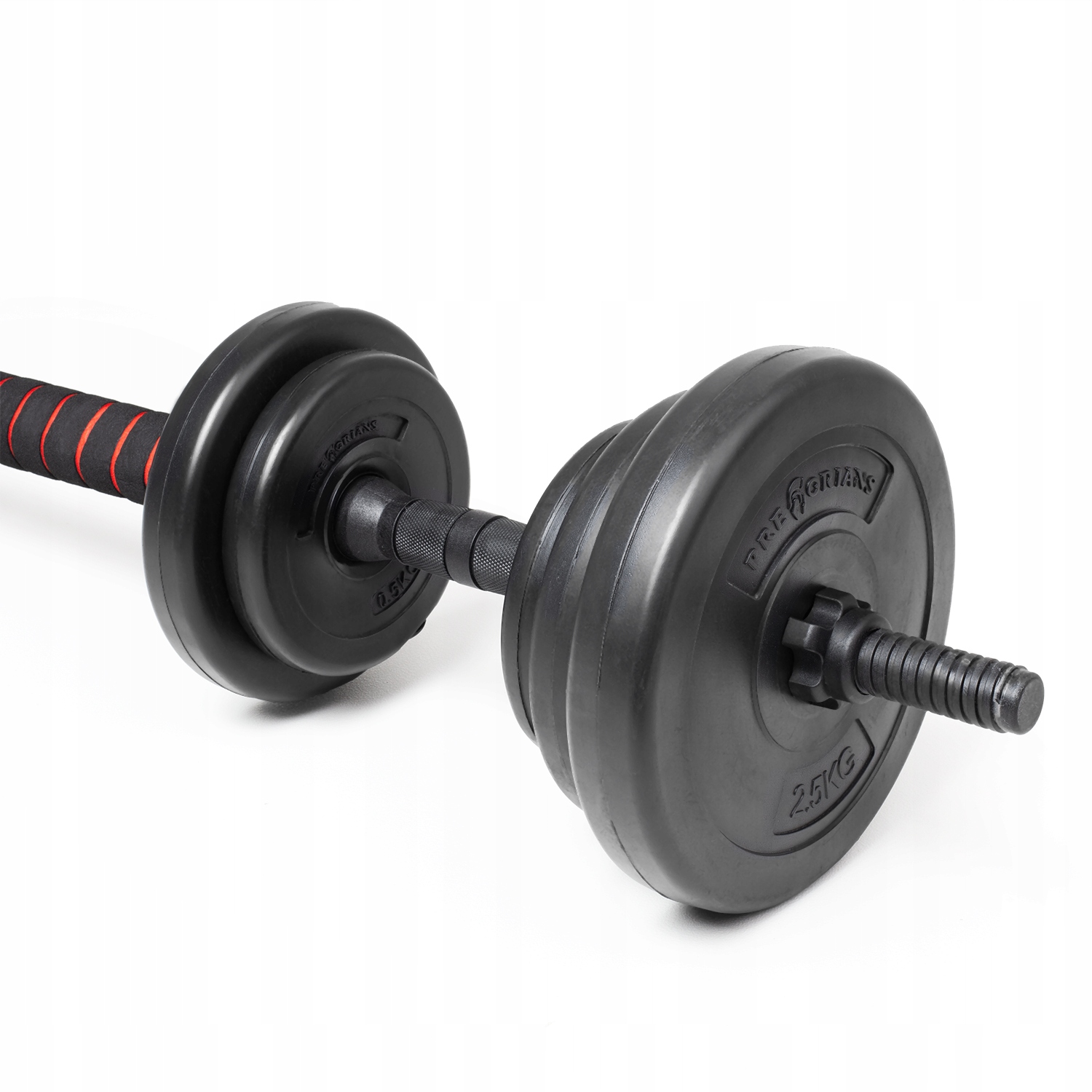 Zestaw 20 kg sztanga 2w1 hantle Pretorians — 14