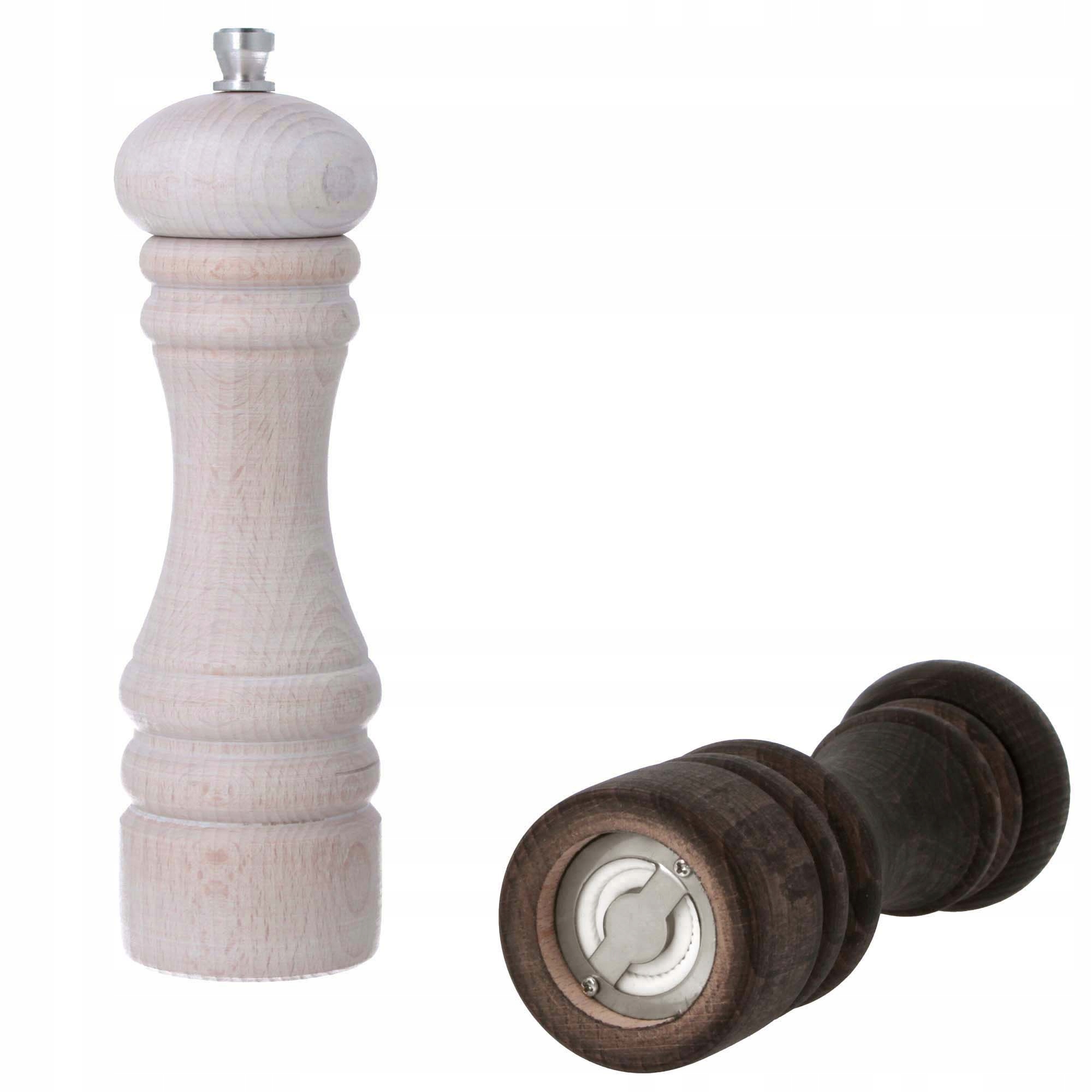 MŁYNKI MŁYNEK DO PIEPRZU I SOLI RĘCZNY DREWNIANY 2 Kod producenta MŁYNKI DO PIEPRZU I SOLI SÓL PIEPRZ