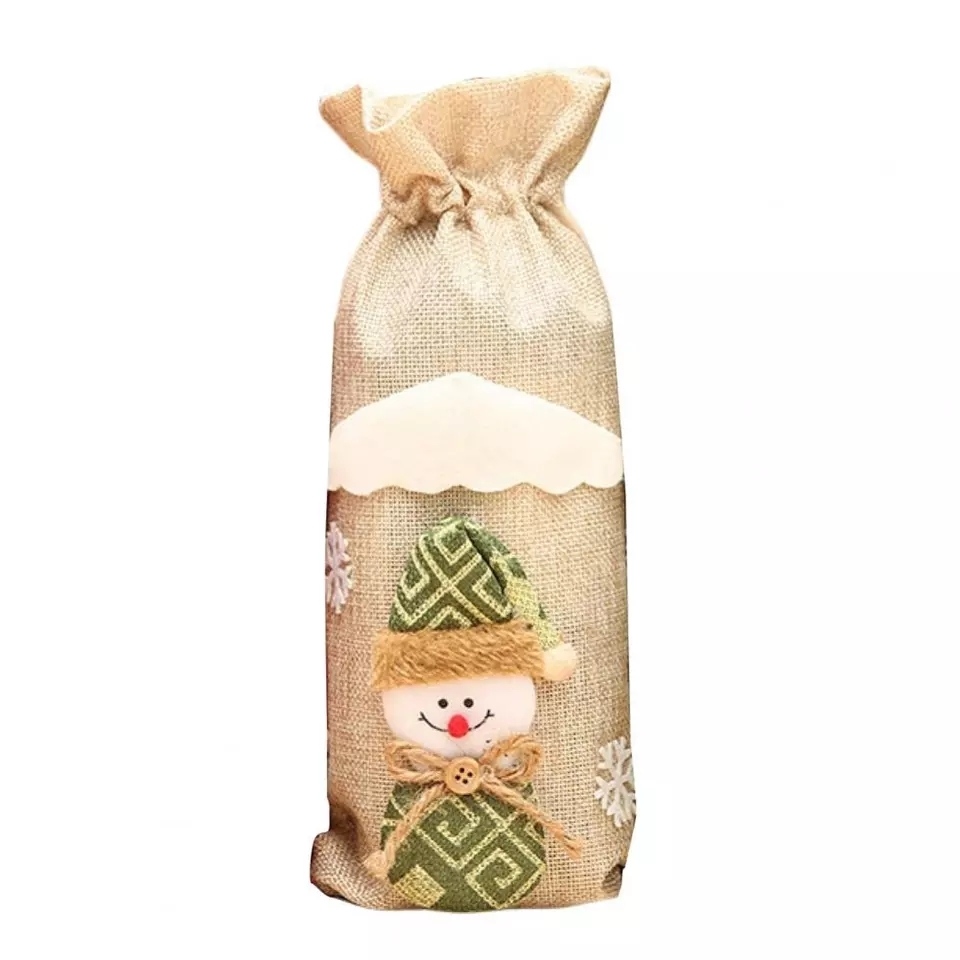 

Pokrowiec butelka wino Boże Narodzenie 3D