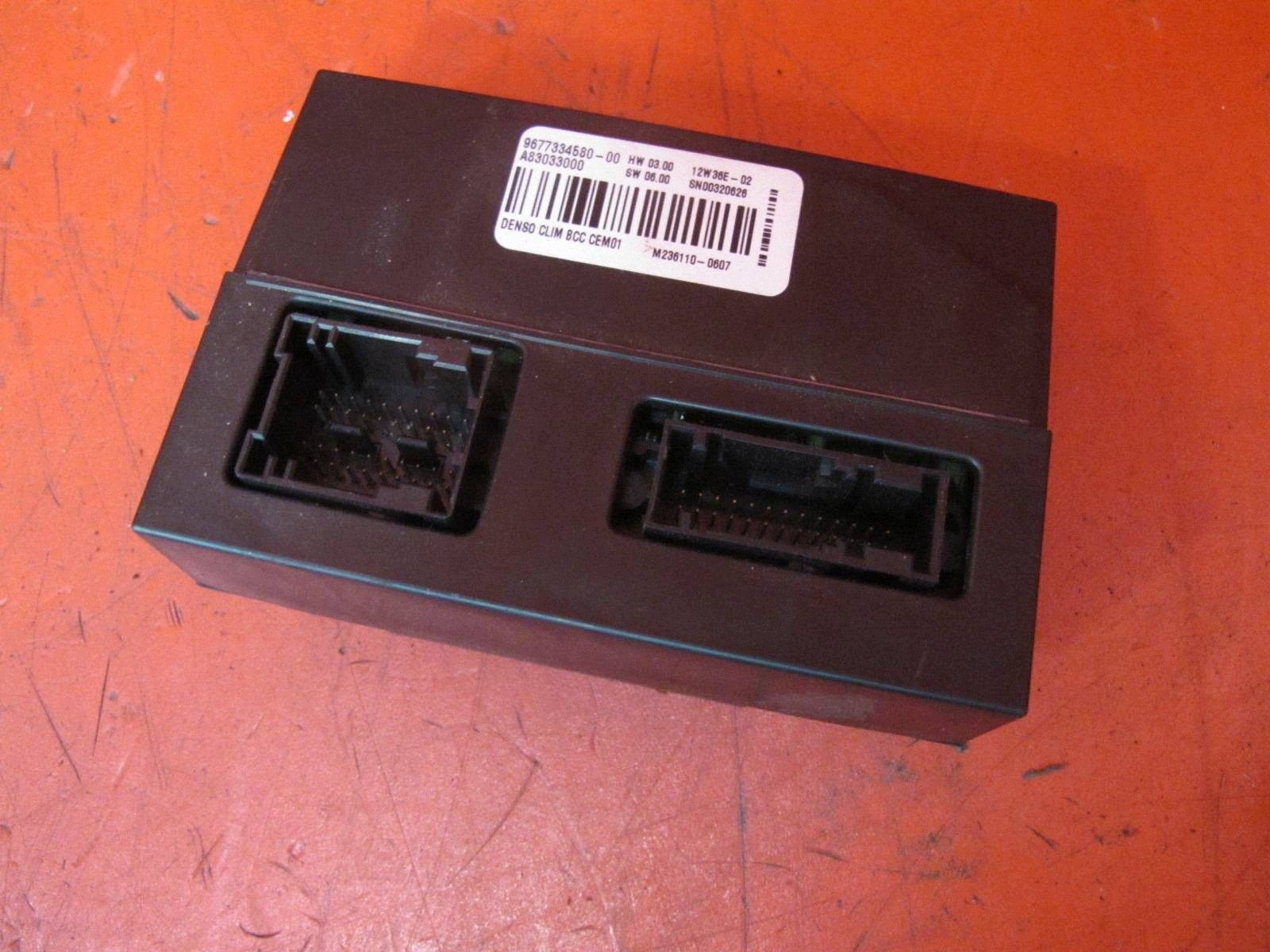 CITROEN C4 PICASSO e UA modulo centralina climatizzatore aria condizionata 9677334580
