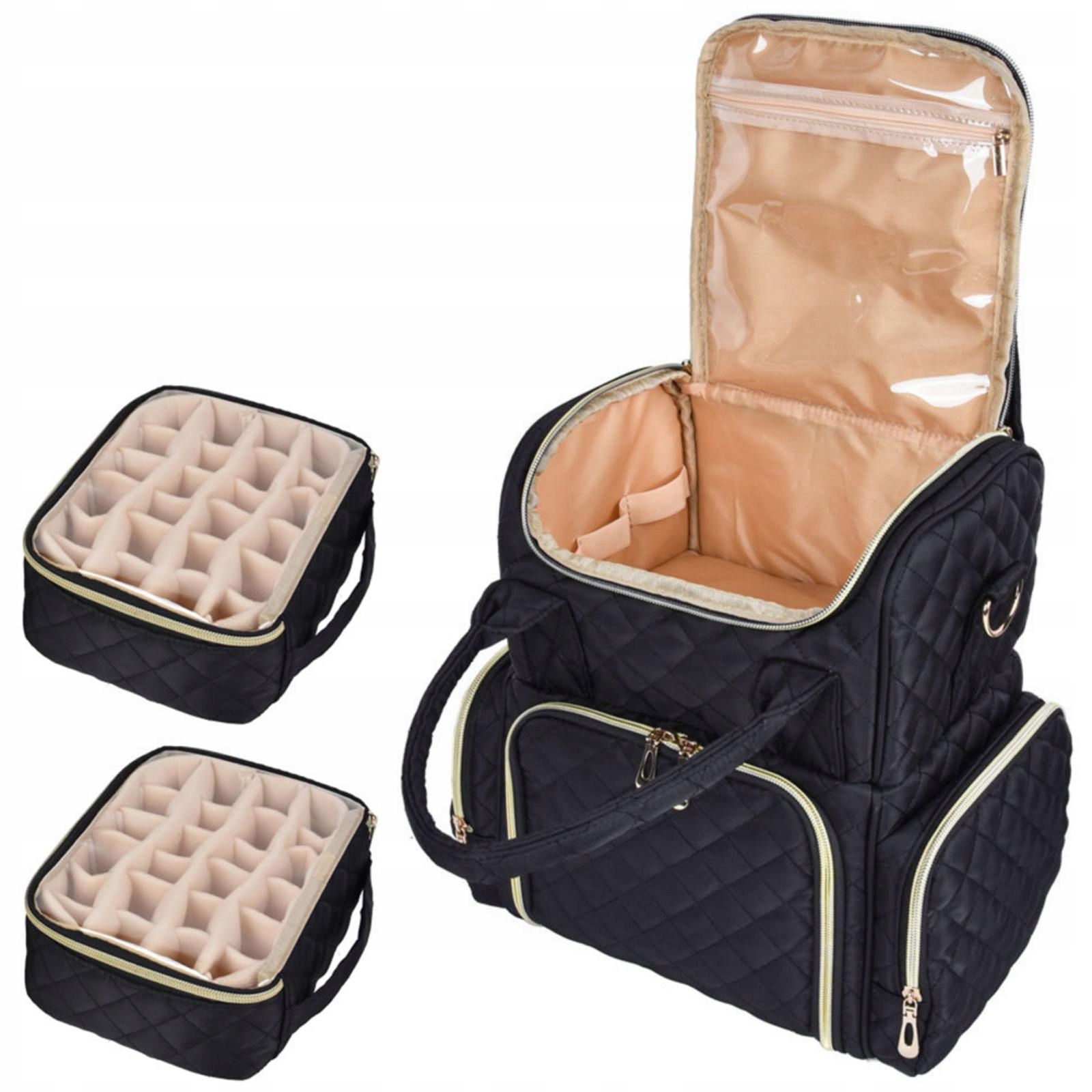 Organizér na nehtové techniky s dostatkem úložného prostoru pro 48 lahviček