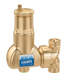 Caleffi Oddeľovač vzduchu Discal 1" uhlový