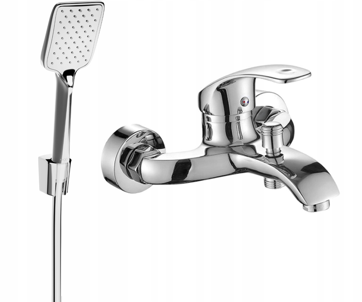 Mexen Fabia R62 vaňová batéria so sprchovým setom, chrómová 74653R62-00