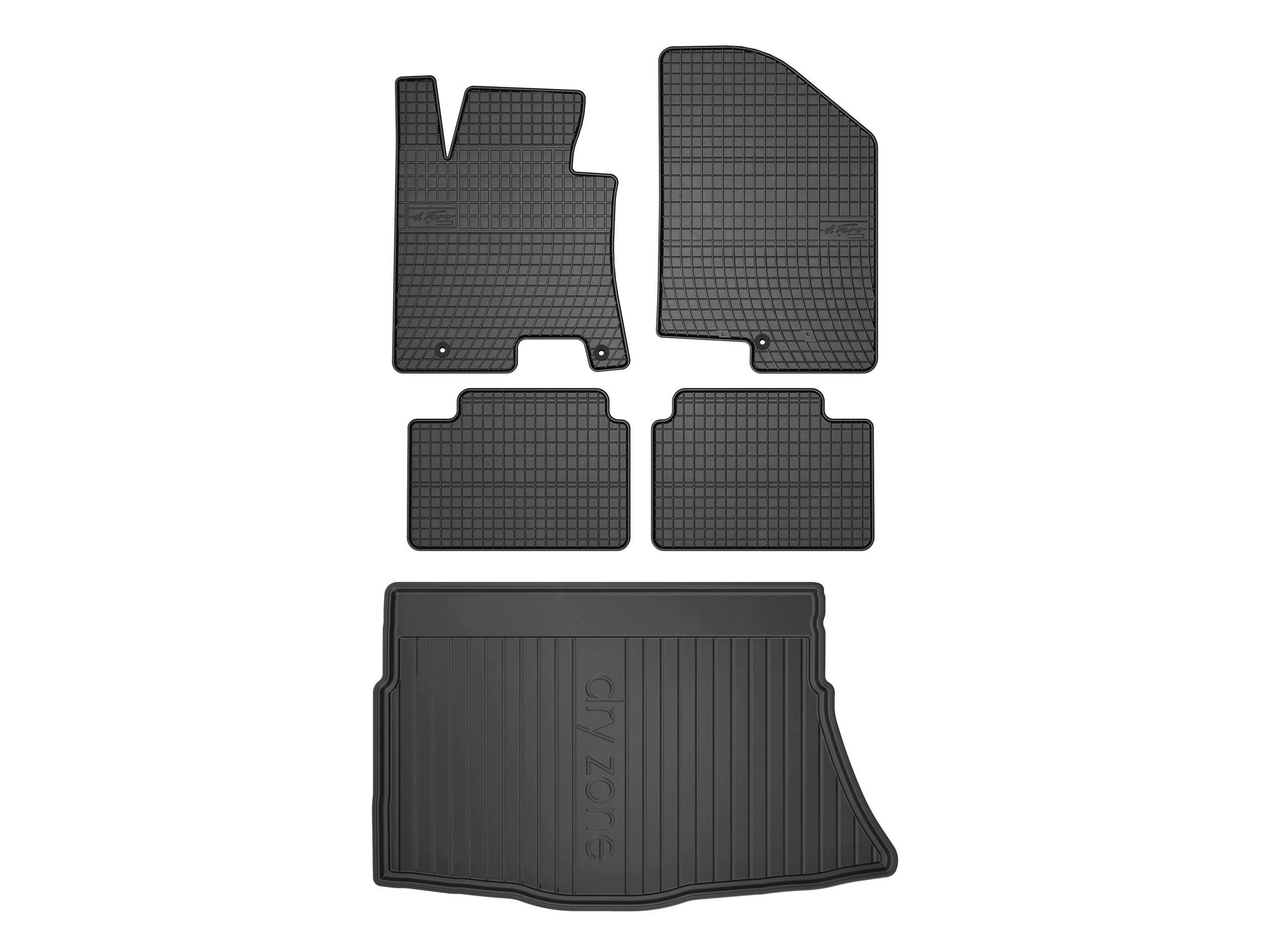 Koberčeky SolidPRO rohož DryZone pre: Kia Ceed II 2012-2018 5 dielikov