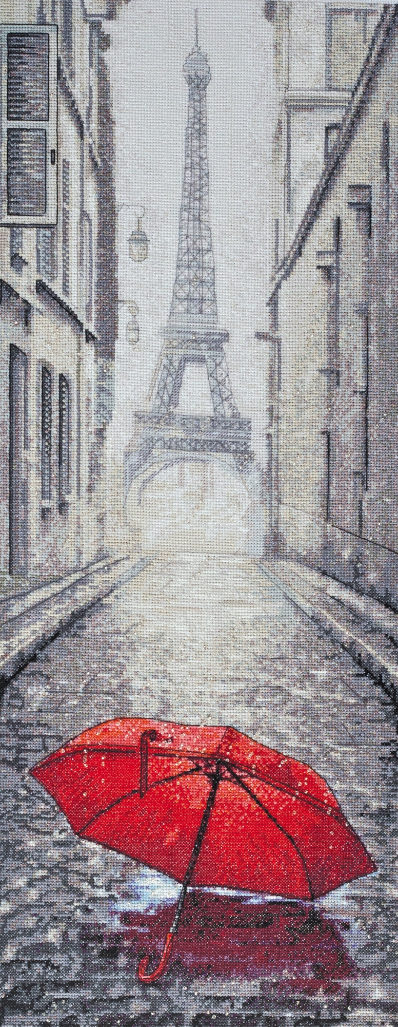 Sada křížkového stehu "Colors of Paris" vyšívací Diy