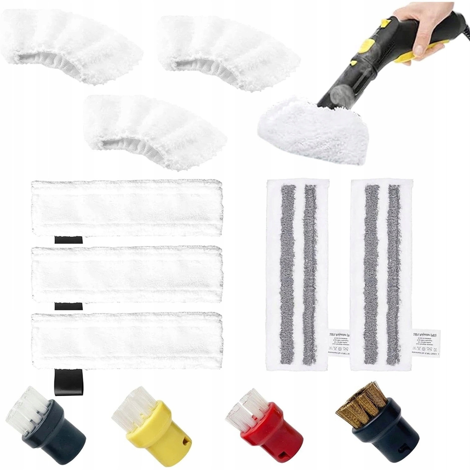 Sada Příslušenství Pro Karcher Easyfix SC2 SC3 SC4 SC5 Kartáčové Utěrky