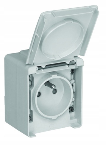 

Efapel WATERPROOF48 Gniazdo IP65 Biały 48112 Kbr