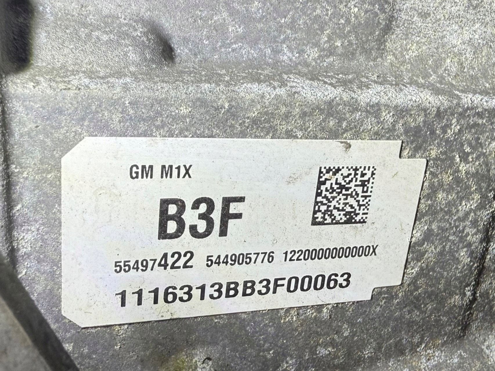 complete gearbox, 6 M22 Opel Astra K 1.4 TURBO