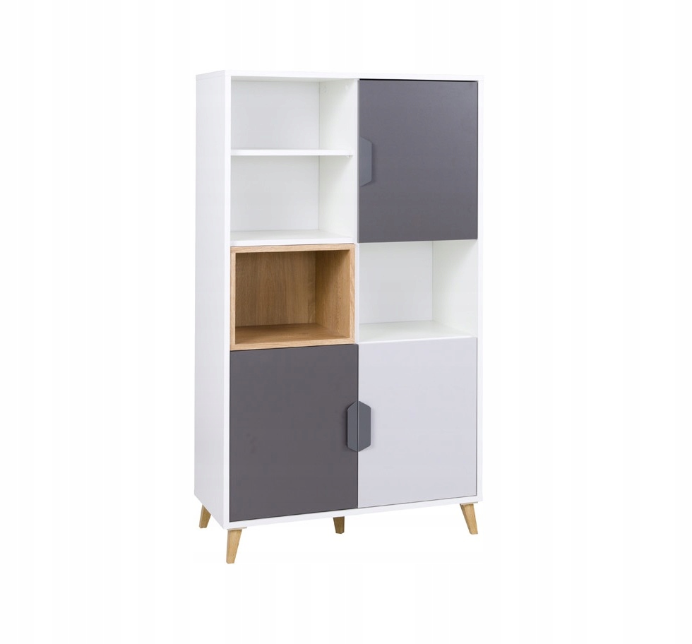 

Wysoka Komoda Szafka Jaś 80 cm z Półkami