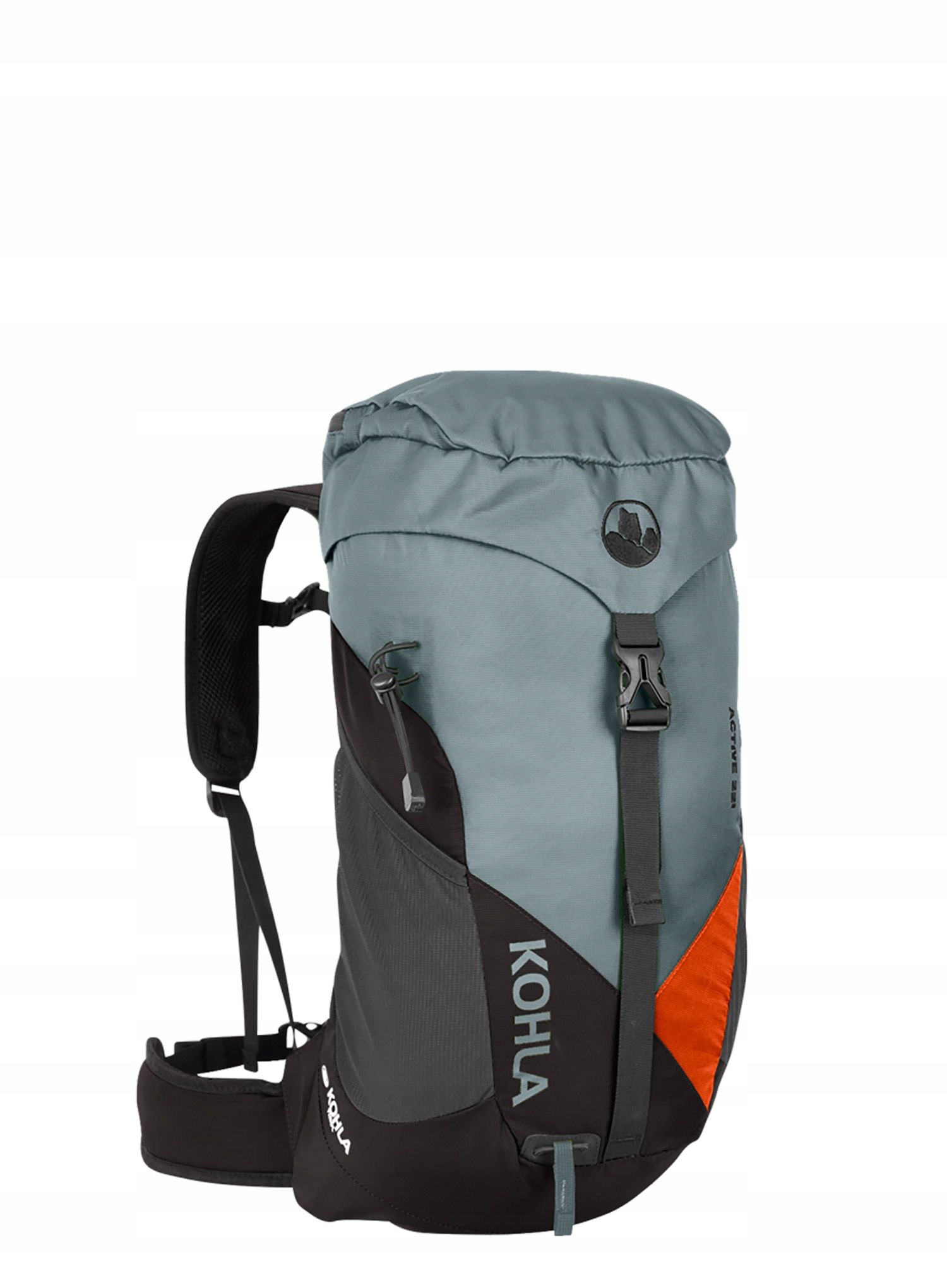 Plecak z siatką dystansową Kohla Active 22L stormy sea/red orange/caviar
