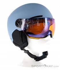 Dětská lyžařská přilba Alpina Zupo Visor Q-Lite Smoke Blue Xs/s 48-52 cm
