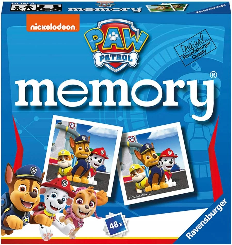 Gra pamięciowa memo Psi Patrol Paw Patrol Memory 48 el.