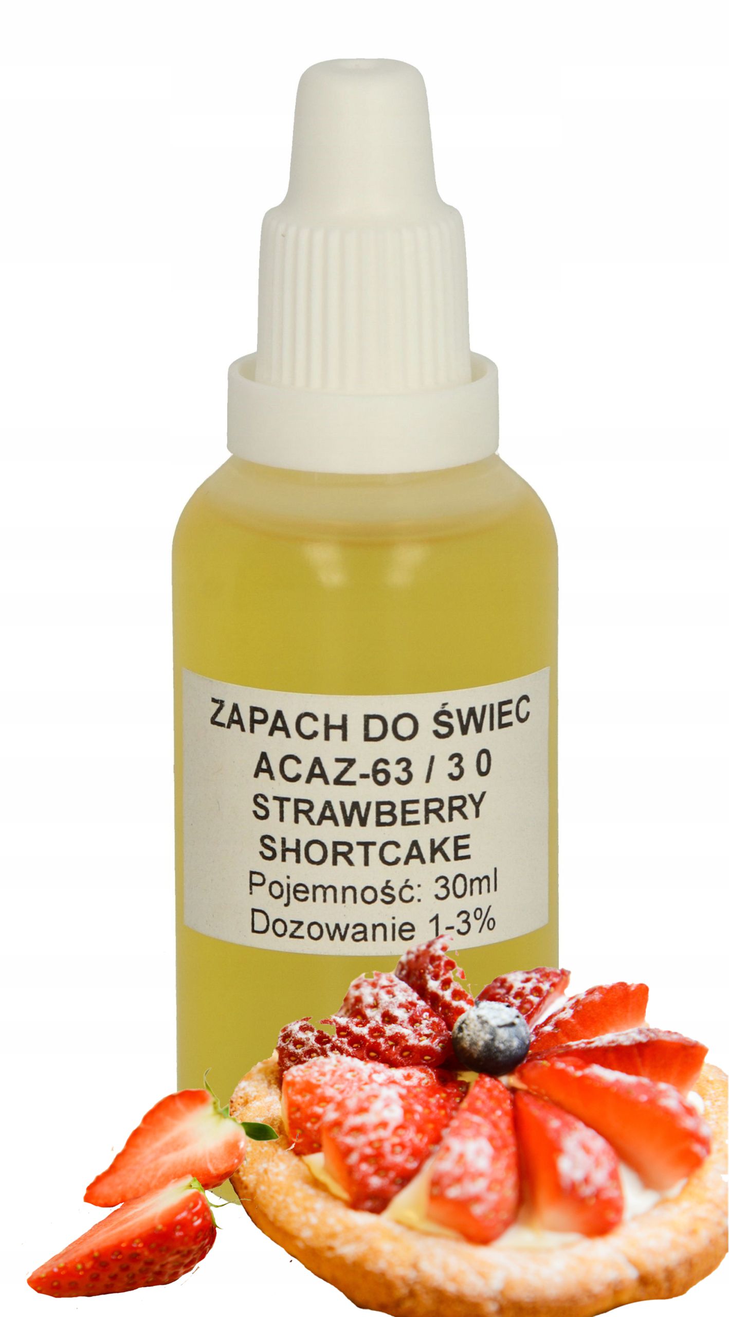 

Zapach Świec Parafiny Wosku Ciasto Truskawka 30ml