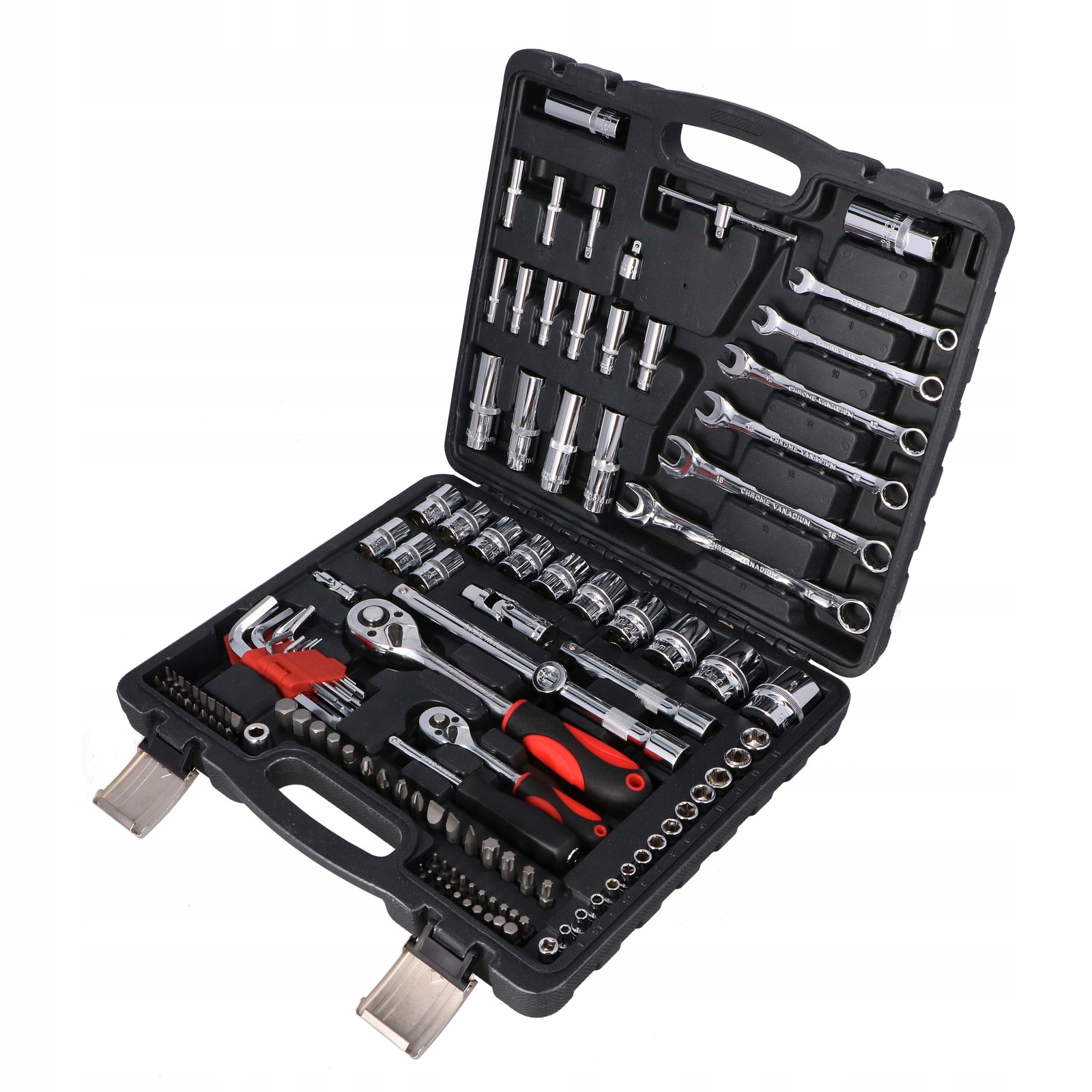 DRAUMET Zestaw 124 cz. 1/2", 1/4" 4-32 mm