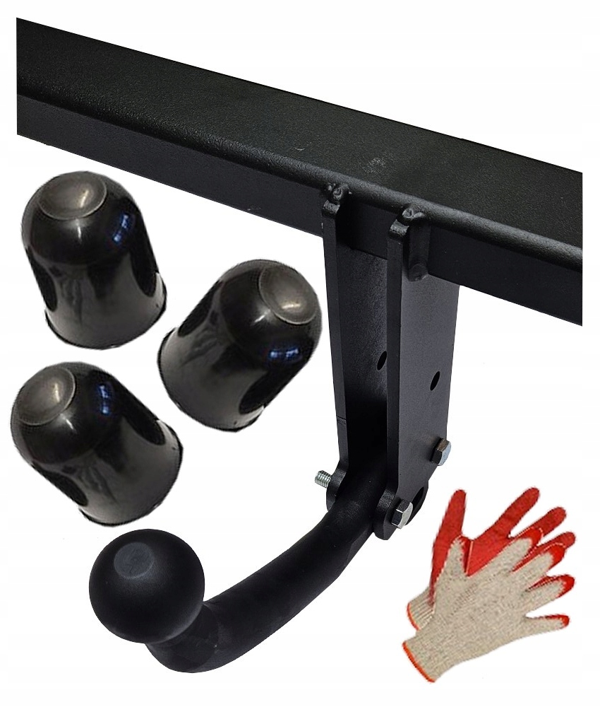 STEINHOF HAK HOLOWNICZY+OSŁONKI +RĘKAWICE do FORD PUMA 2 II od2019+TITANIUM Nacisk na kulę 90 kg