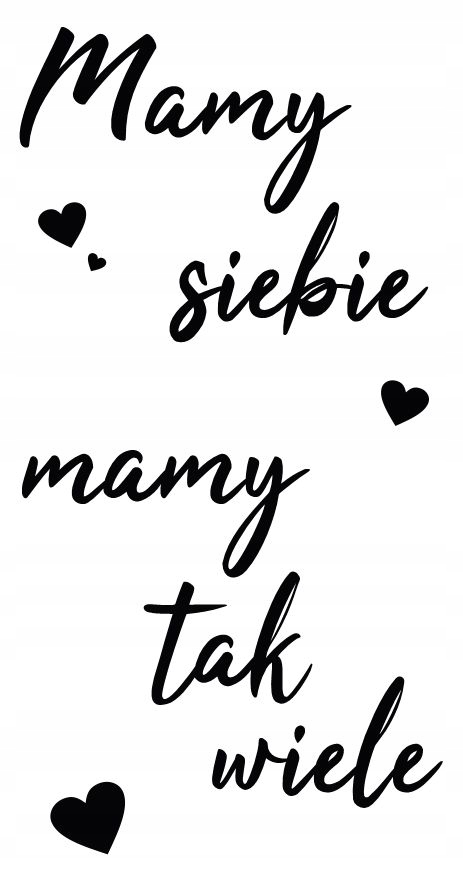 Naklejka samoprzylepna na ścianę cytat ścienny