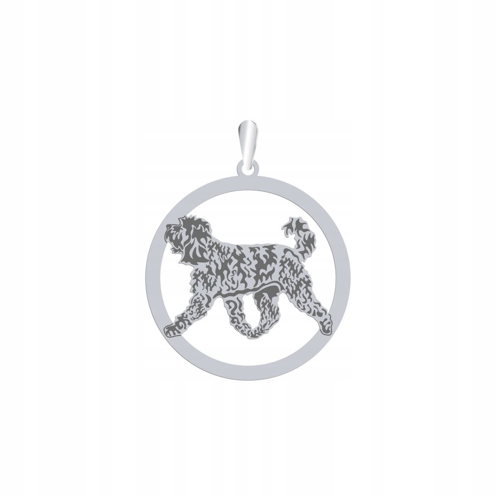 Stříbrný přívěsek Labradoodle 925 Šperky Dárek Žena Gravírování Bonus