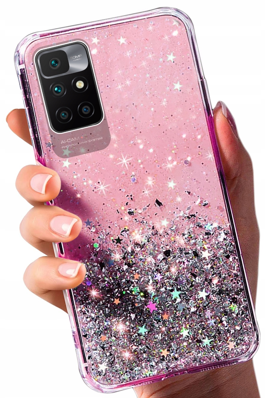 

Etui Do Redmi 10 2022 Shining Brokat Case Szkło