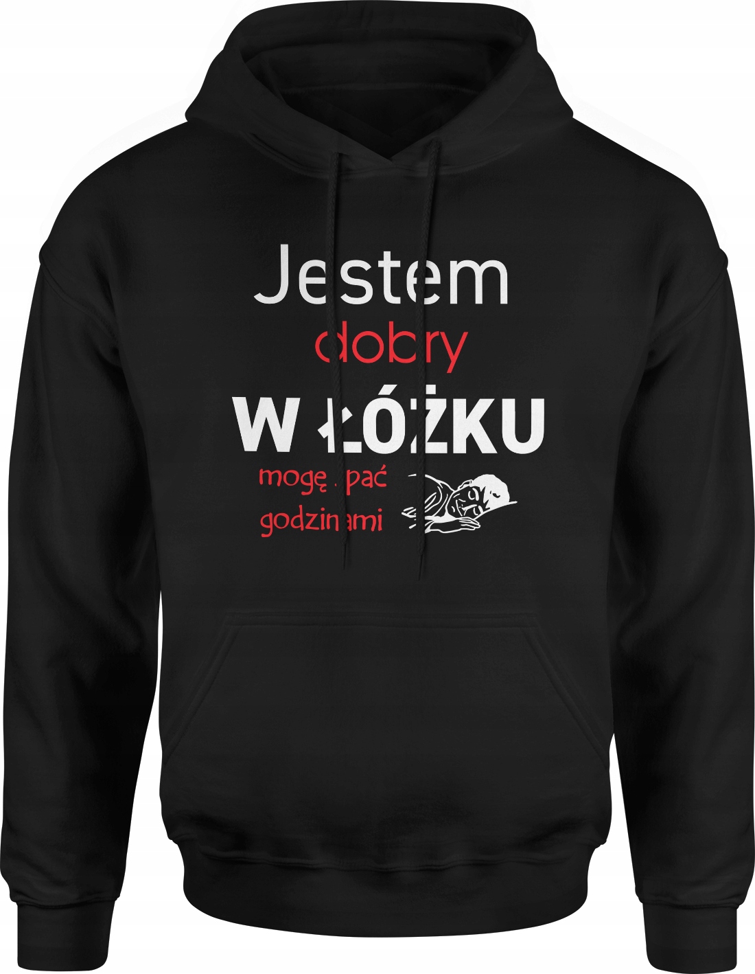 

Bluza Z Nadrukiem Męska Śmieszna Kapturem Rozm M