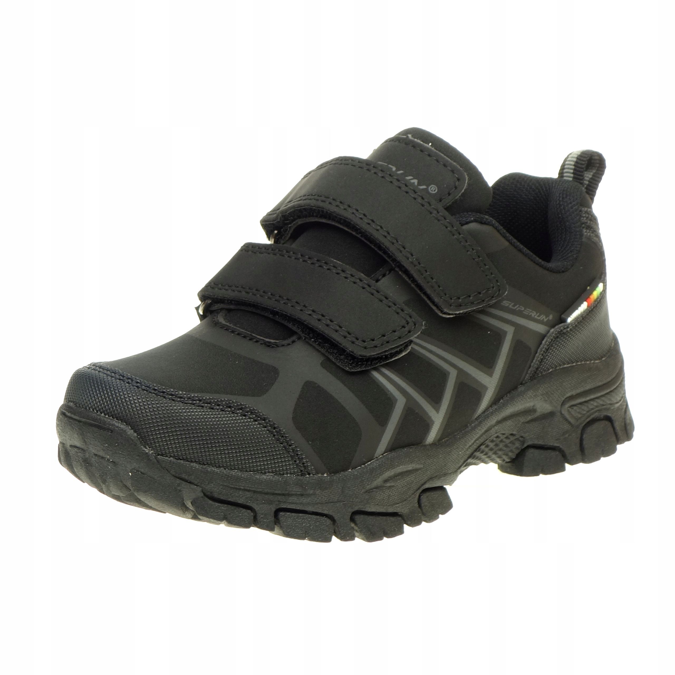 Lekkie Buty Trekkingowe Superun Adidasy Outdoor na Rzepy 35