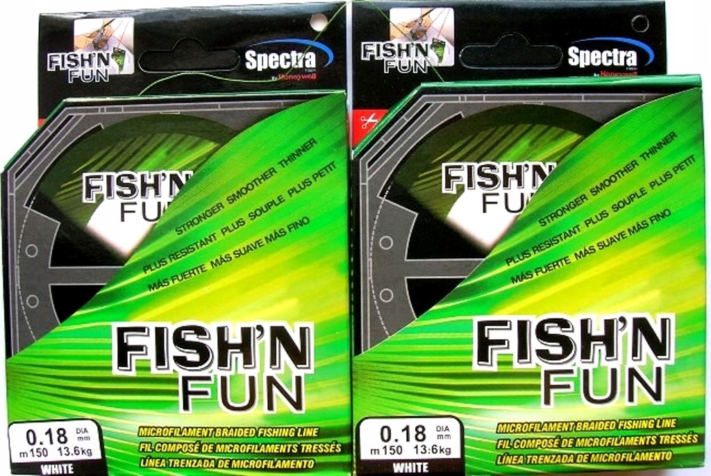 300 Metrów Plecionki Fish'n Fun 0,18mm. 13,60kg.