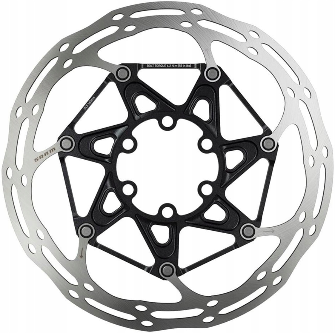 Tarcza Sram Centerline 2P Rounded 6 śrub 160 mm Pająk Box