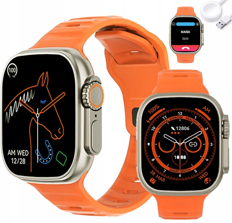 

Smartwatch Inteligentny Zegarek Ultra Pl Rozmowy