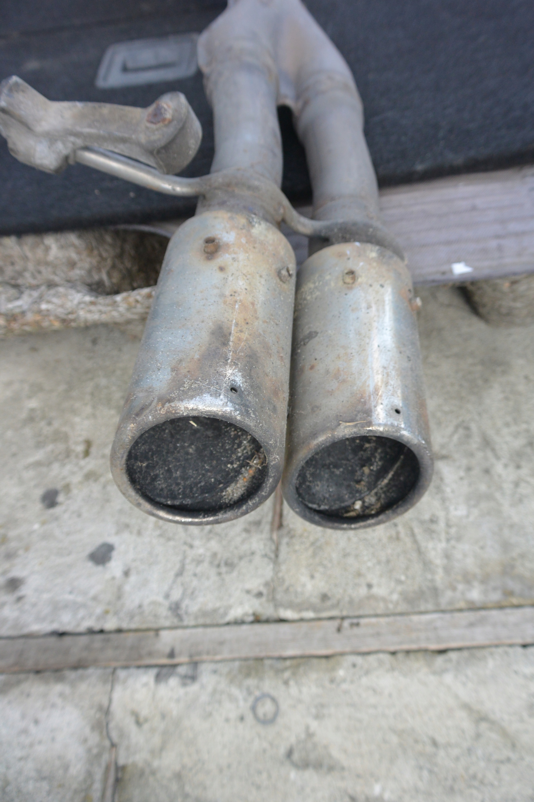 exhaust silencer KONCOWKI CHROM VW PASSAT B7 CC 2.0 TDI KOMPLET