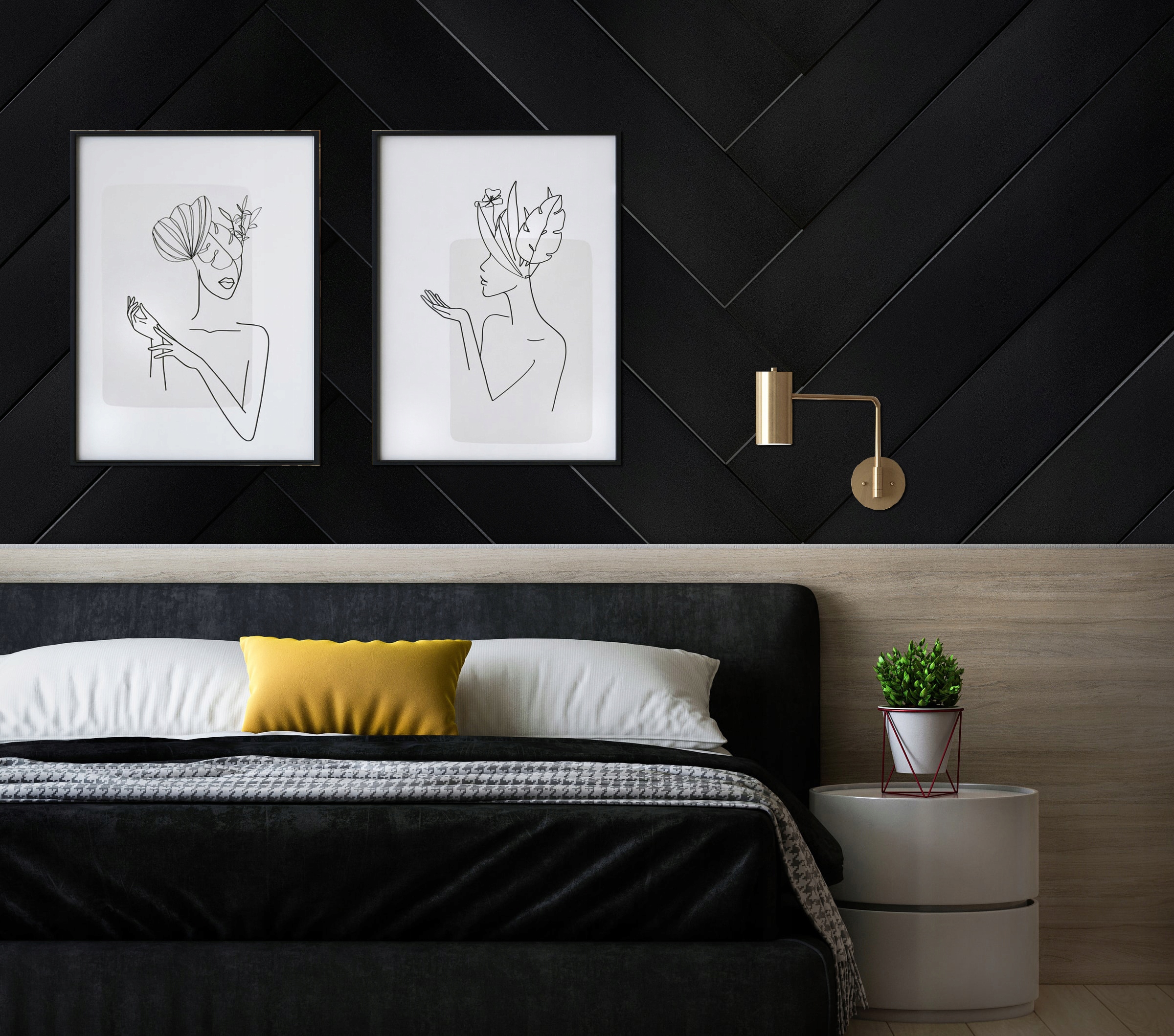 Czarne panele ścienne kasetony sufitowe Pcz 1szt Format prostokątny