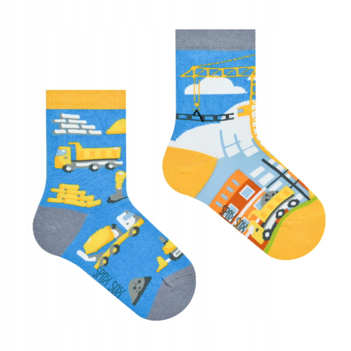

Skarpetki dla dzieci budowlane -Spox Sox- r.23-26