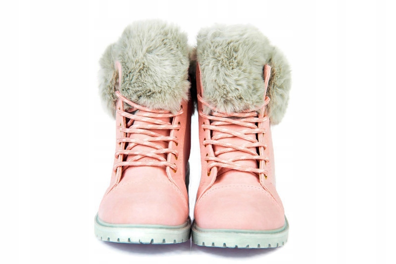 RÓŻOWE BOTKI ZIMOWE TRAPERY OCIEPLANE R.38 Kod producenta DD1879-6