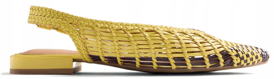 Baleriny Damskie Pleciona Skóra Kobiece Płaskie Bez Pięty Modne Gioseppo 40