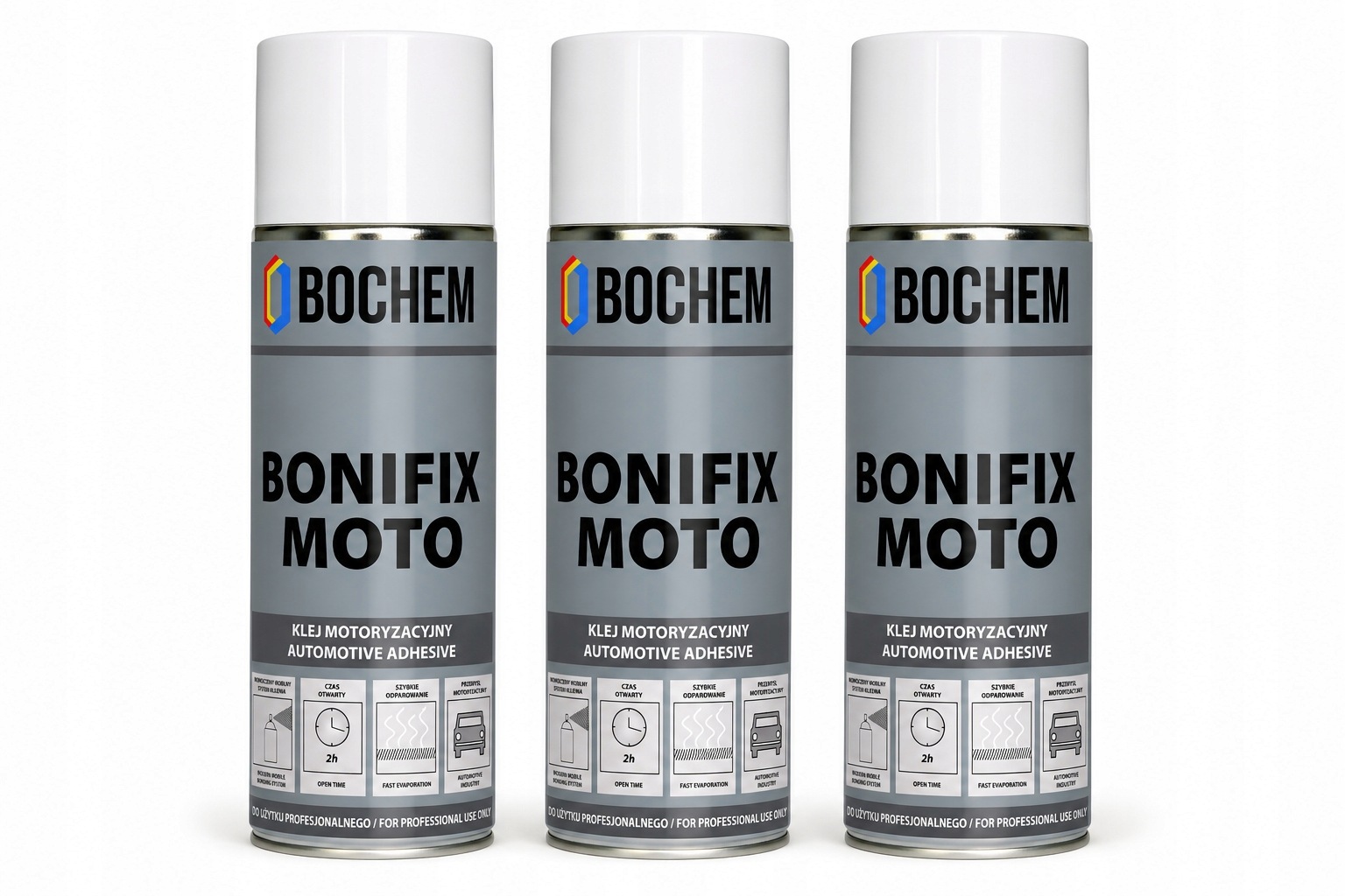 Zestaw 3X Klej Bonifix Moto Do Posufitki Samochodowej Mocny 500ML