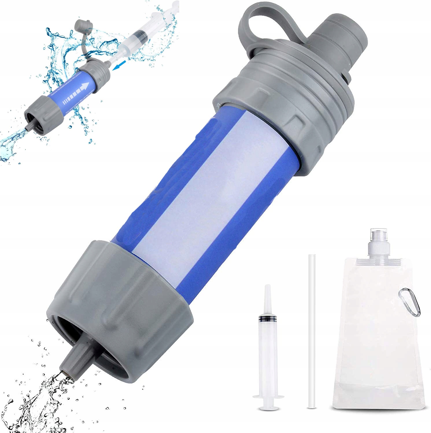 

Filtr Turystyczny Do Wody Rurka Survivalv Słomka