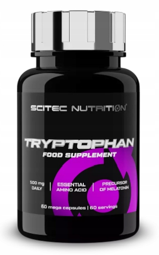 SCITEC Tryptophan 60caps Aminokwas Dobry Sen Stres — 4
