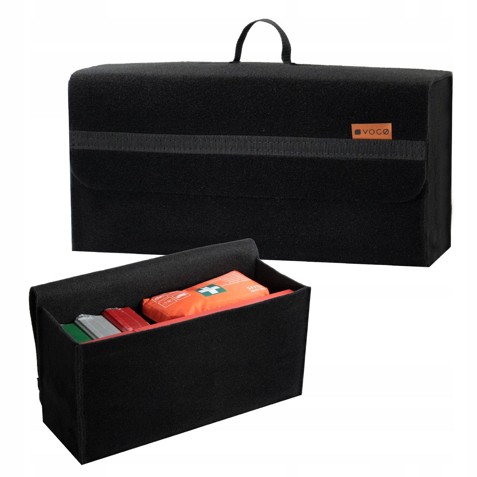 

Torba na akcesoria do samochodu bagażnik rzep