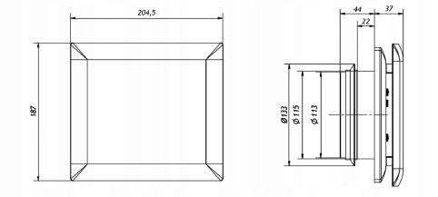 ANEMOSTAT WYWIEWNY VENTURE SILENTIUM HICS 50H Kod producenta 19550005