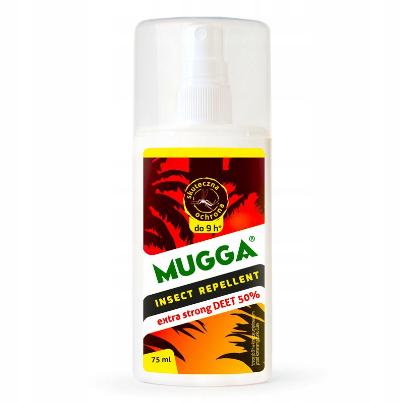

Na Komary Kleszcze Mugga Spray Strong 50% Deet