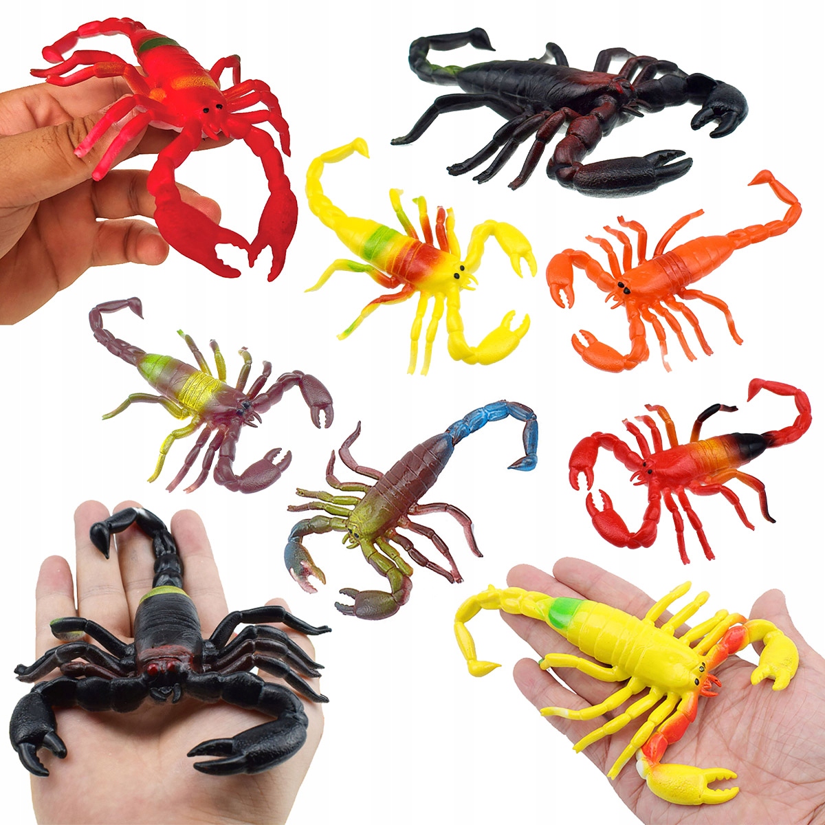 SKORPION GUMOWY REALISTYCZNY ROZCIĄGLIWY GNIOTEK ZWIERZĘ PRANK ŻART Marka Perfect