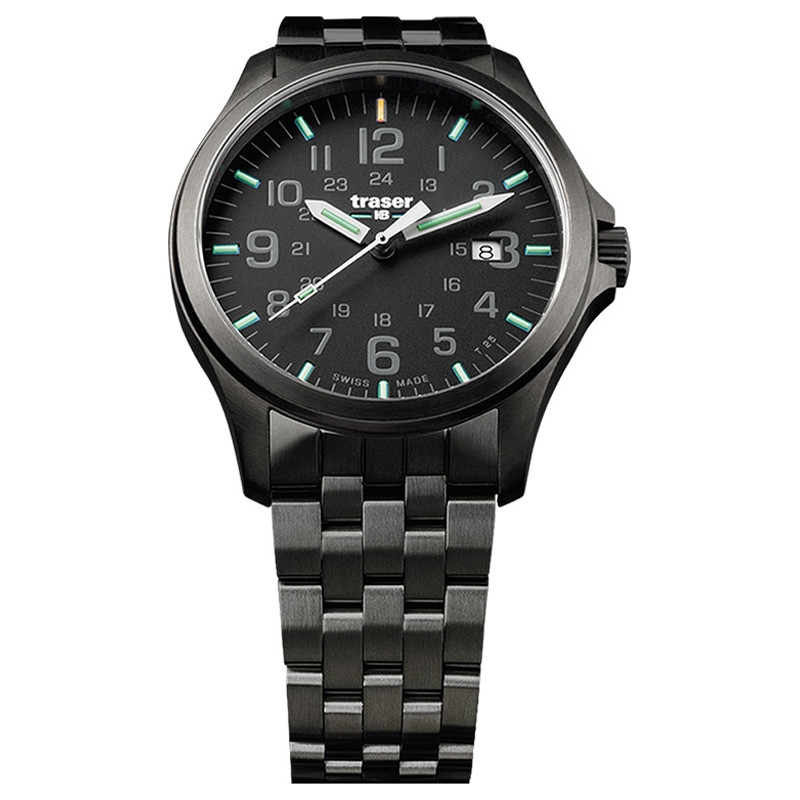 Pánské Hodinky Traser TS-107868 černé s náramkem
